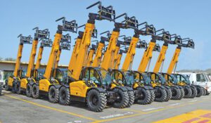 low emission scissor lifts and telehandlers