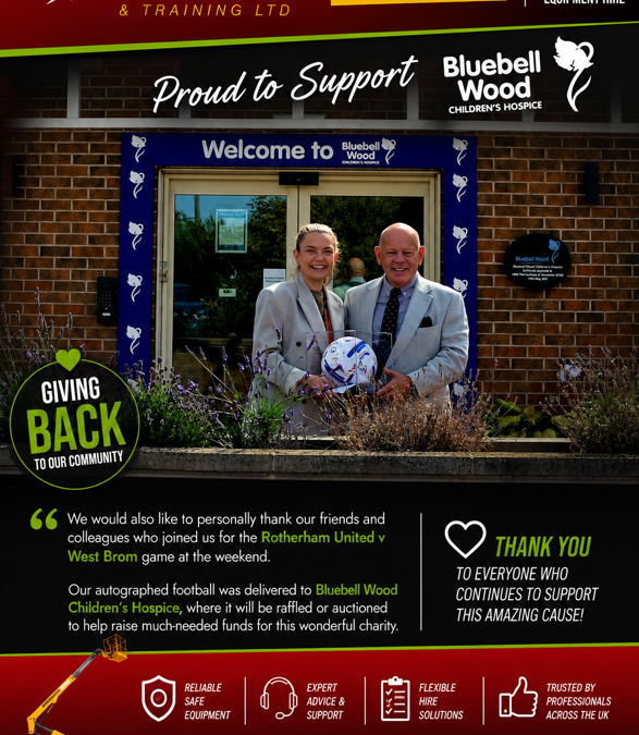 Proud to Support Bluebell Wood!