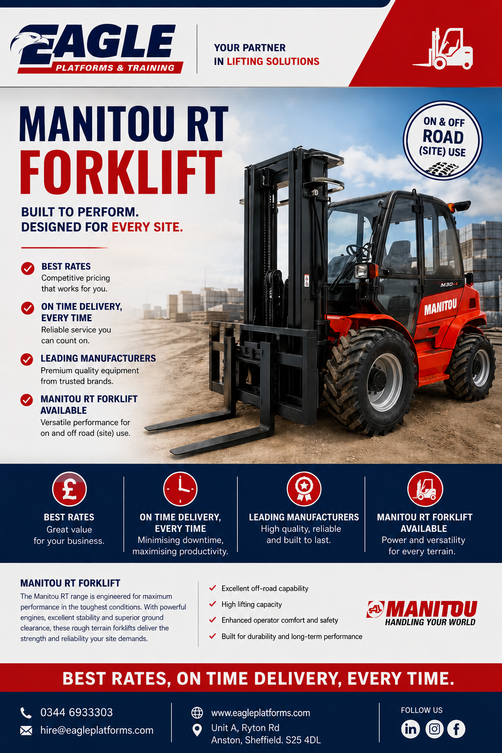 Manitou forklift