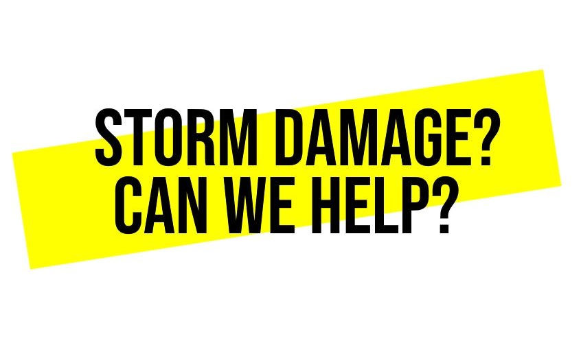 Storm Damage – We Can Help